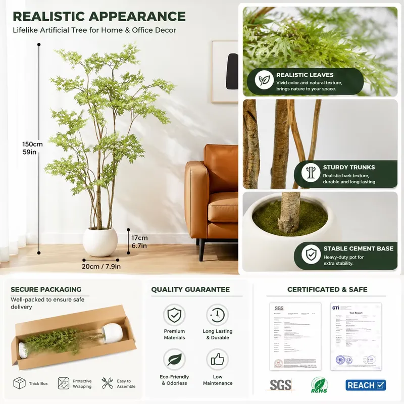 Lifelike Potted Artificial Jap - Dracaena Marginata ulasan dan harga