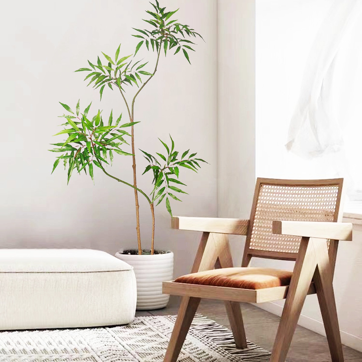 130-160CM Artificial Banyan Tr - Dracaena Marginata ulasan dan harga