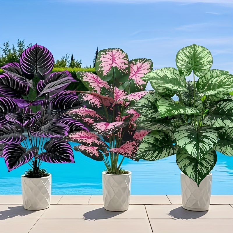3pcs 60cm  Large Artificial Gr - Monstera Adansonii ulasan dan harga