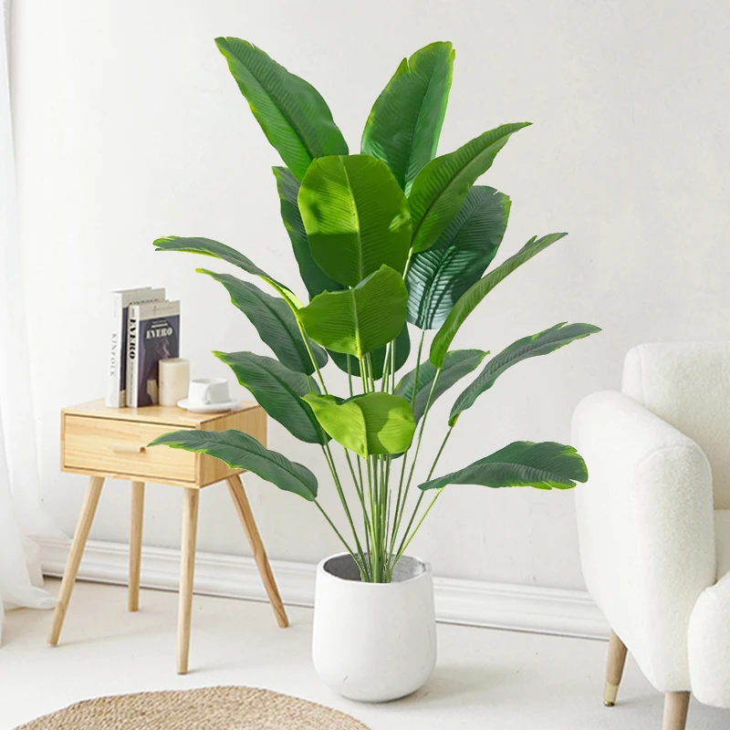 1pc Artificial Plants Large Tr - Monstera Adansonii ulasan dan harga